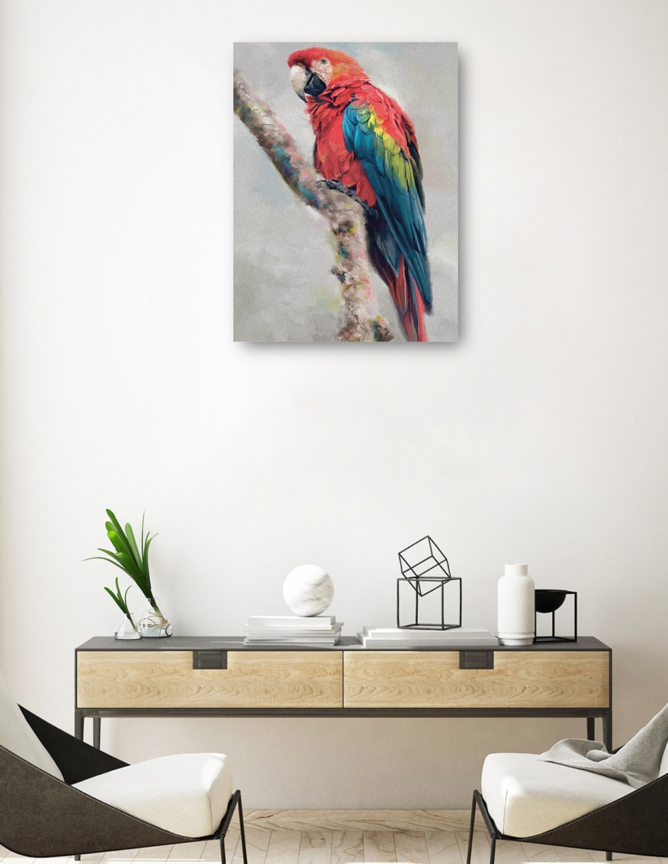 Cuadro decorativo Aviario De La Isla Ii - Impresión En Lienzo técnica mixta Vida Silvestre 3