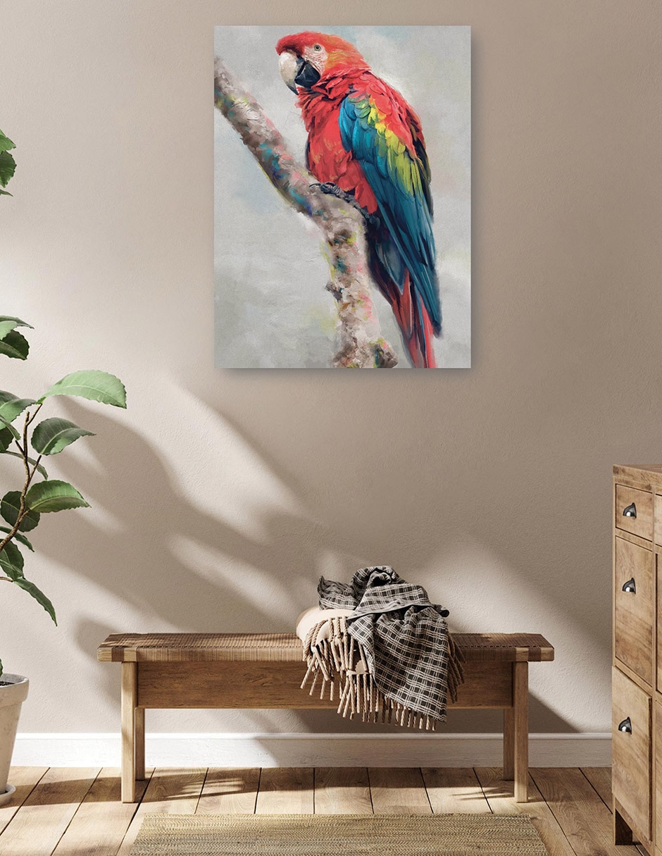 Cuadro decorativo Aviario De La Isla Ii - Impresión En Lienzo técnica mixta Vida Silvestre 5