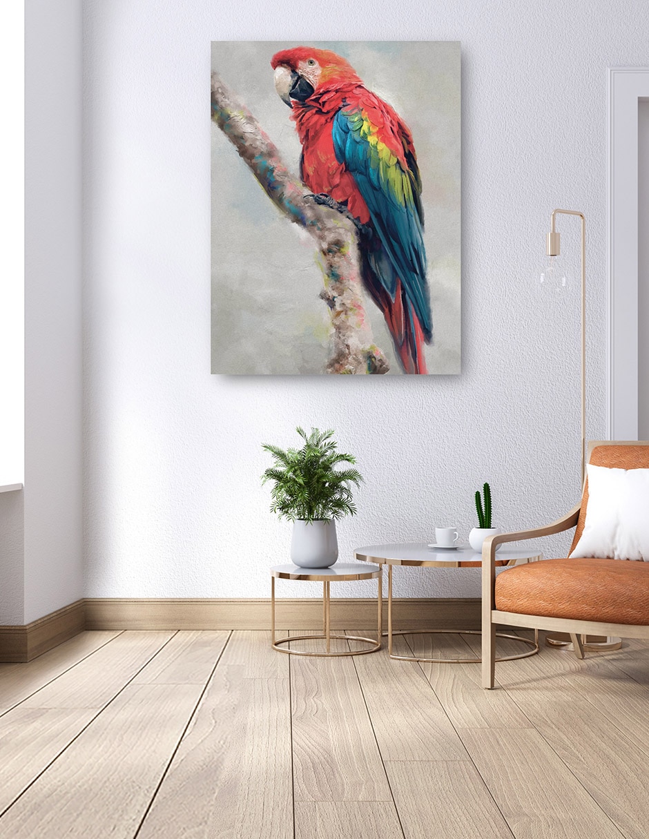 Cuadro decorativo Aviario De La Isla Ii - Impresión En Lienzo técnica mixta Vida Silvestre 6