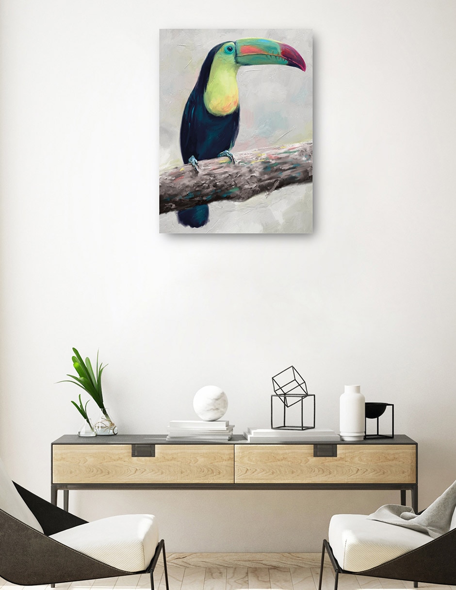Cuadro decorativo Aviario De La Isla I - Impresión En Lienzo técnica mixta Vida Silvestre 3