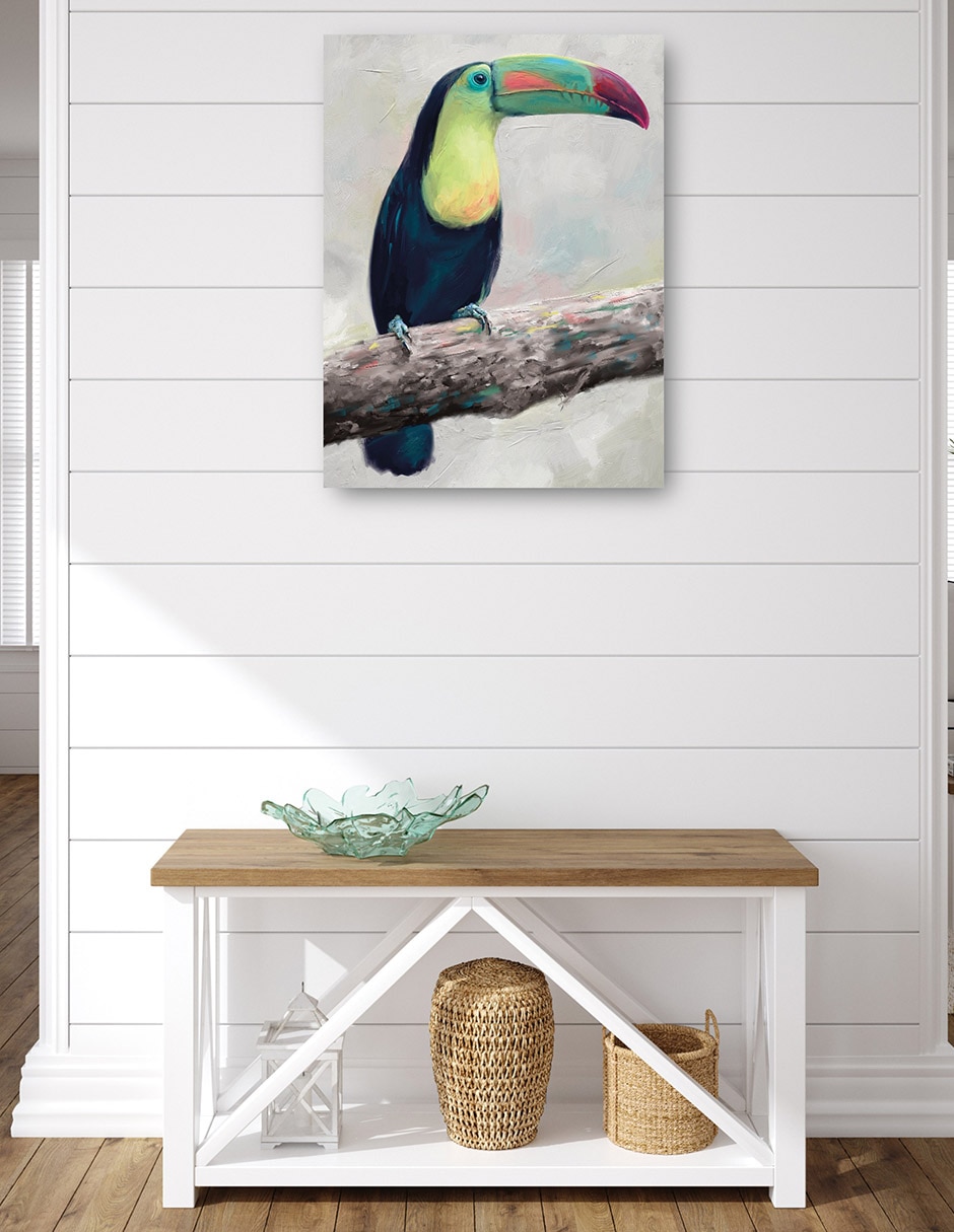 Cuadro decorativo Aviario De La Isla I - Impresión En Lienzo técnica mixta Vida Silvestre 4
