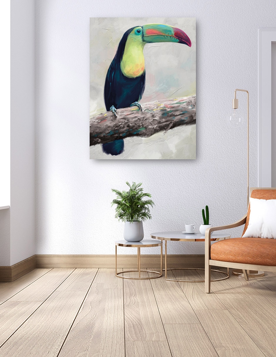 Cuadro decorativo Aviario De La Isla I - Impresión En Lienzo técnica mixta Vida Silvestre 6