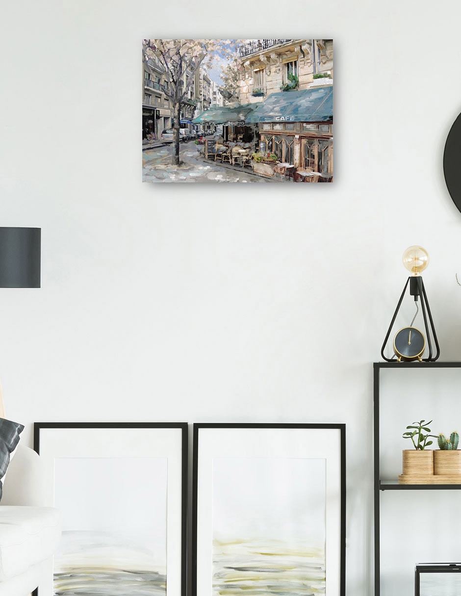 Cuadro decorativo Bistro De París I - Impresión En Lienzo técnica mixta Café 3