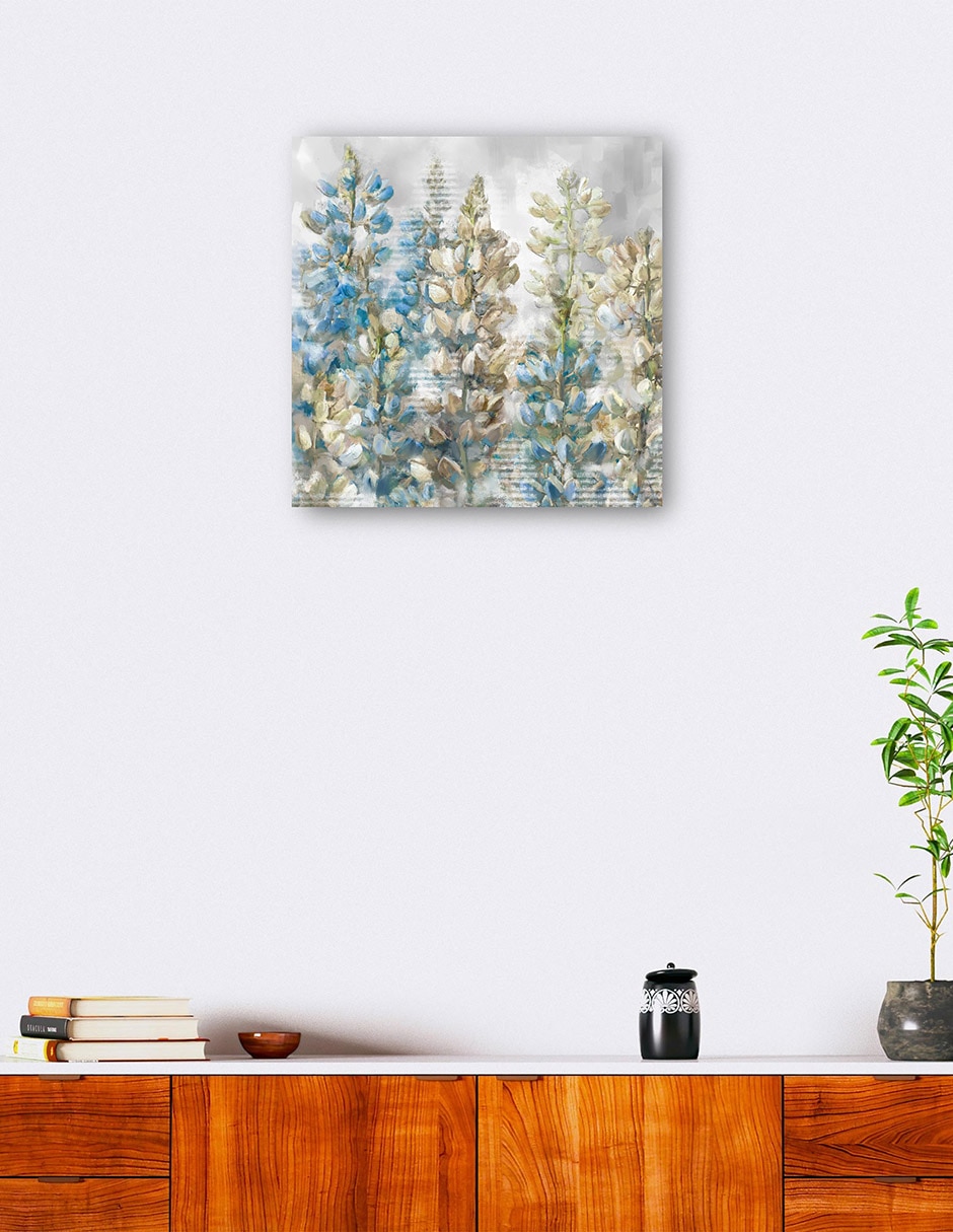 Cuadro decorativo Blues Primaveral - Impresión En Lienzo técnica mixta Naturaleza 6