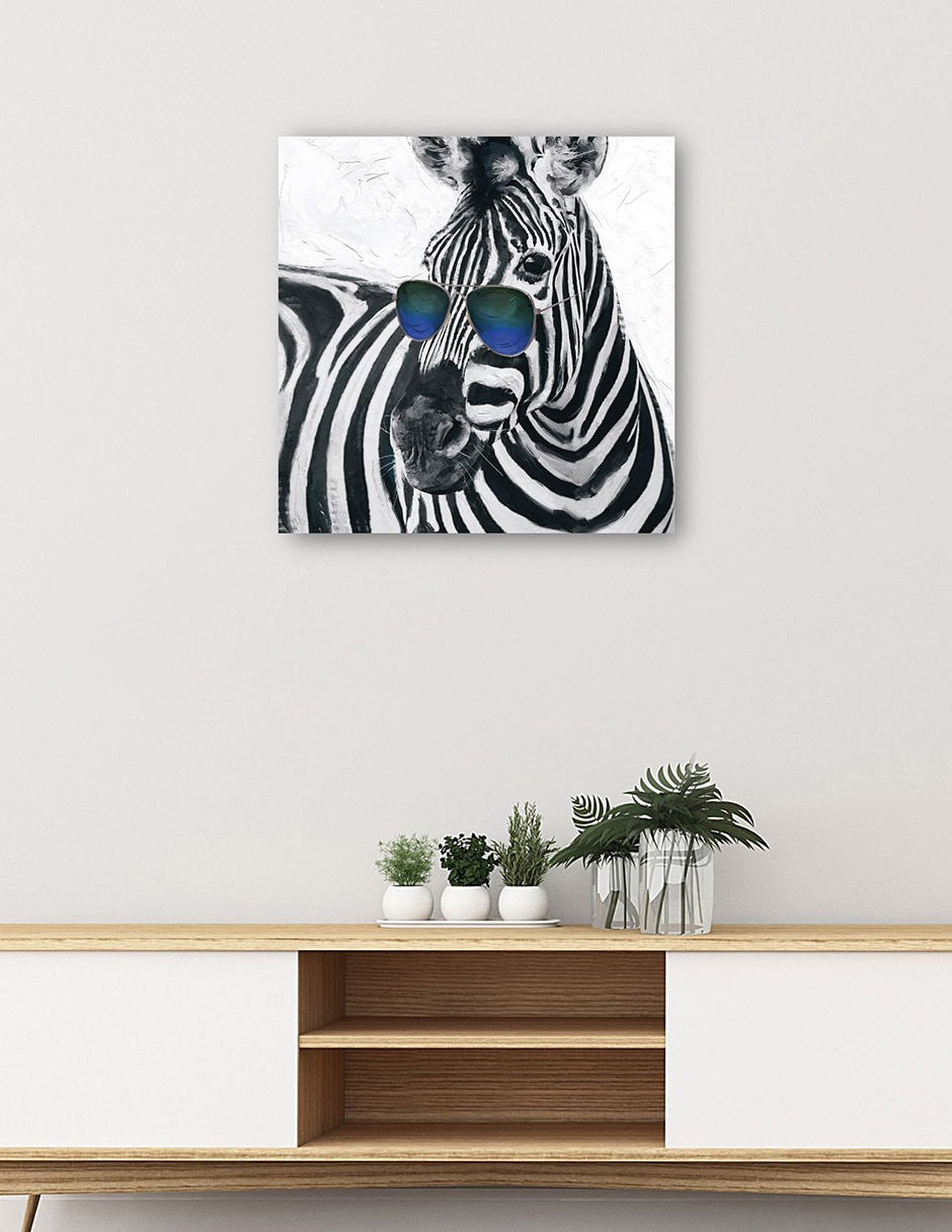 Cuadro decorativo Azul Soleado - Impresión En Lienzo técnica mixta Vida Silvestre 5