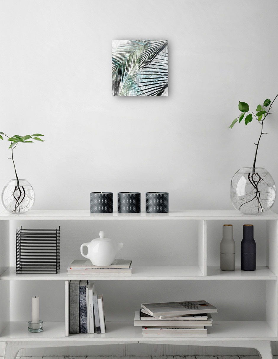 Cuadro decorativo Brisa Tropical - Impresión En Lienzo técnica mixta Playas 2