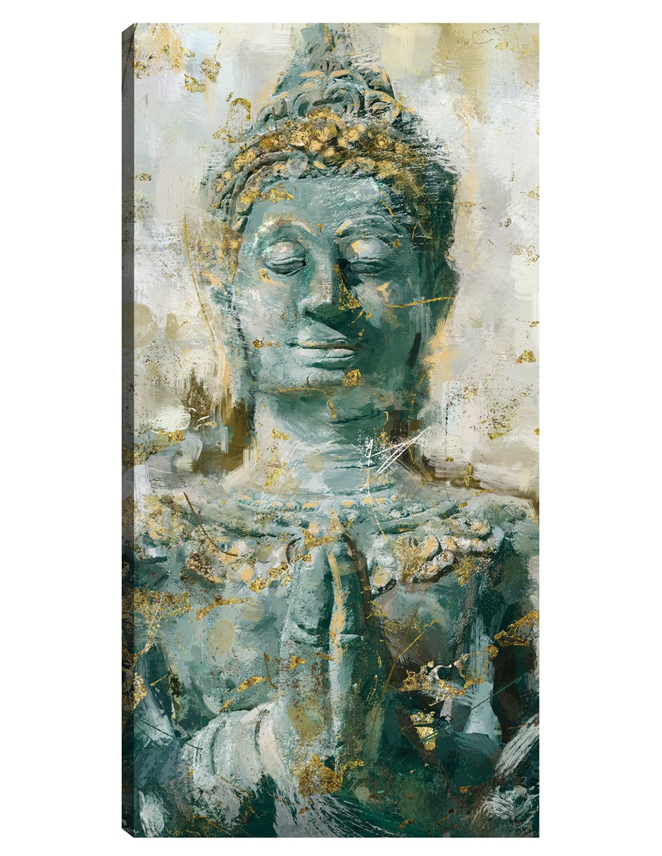 Cuadro decorativo Buda - Impresión En Lienzo técnica mixta Primavera Cuadro decorativo Buda - Impresión En Lienzo técnica mixta Primavera