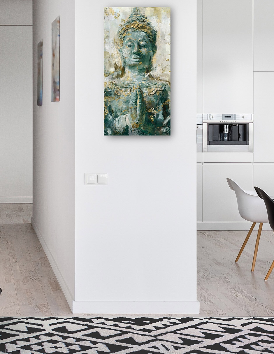 Cuadro decorativo Buda - Impresión En Lienzo técnica mixta Primavera 4