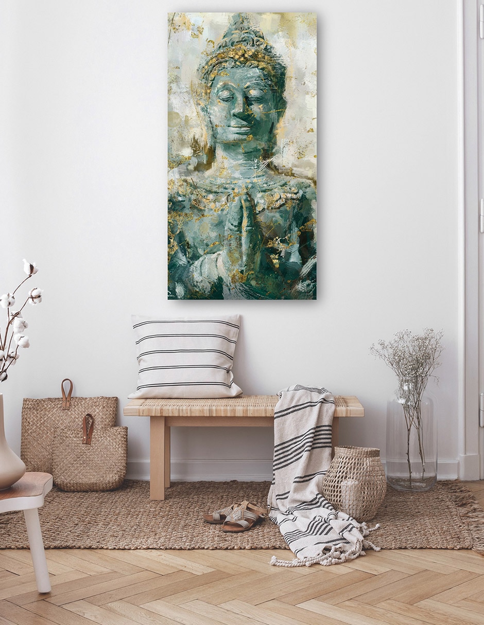 Cuadro decorativo Buda - Impresión En Lienzo técnica mixta Primavera 5