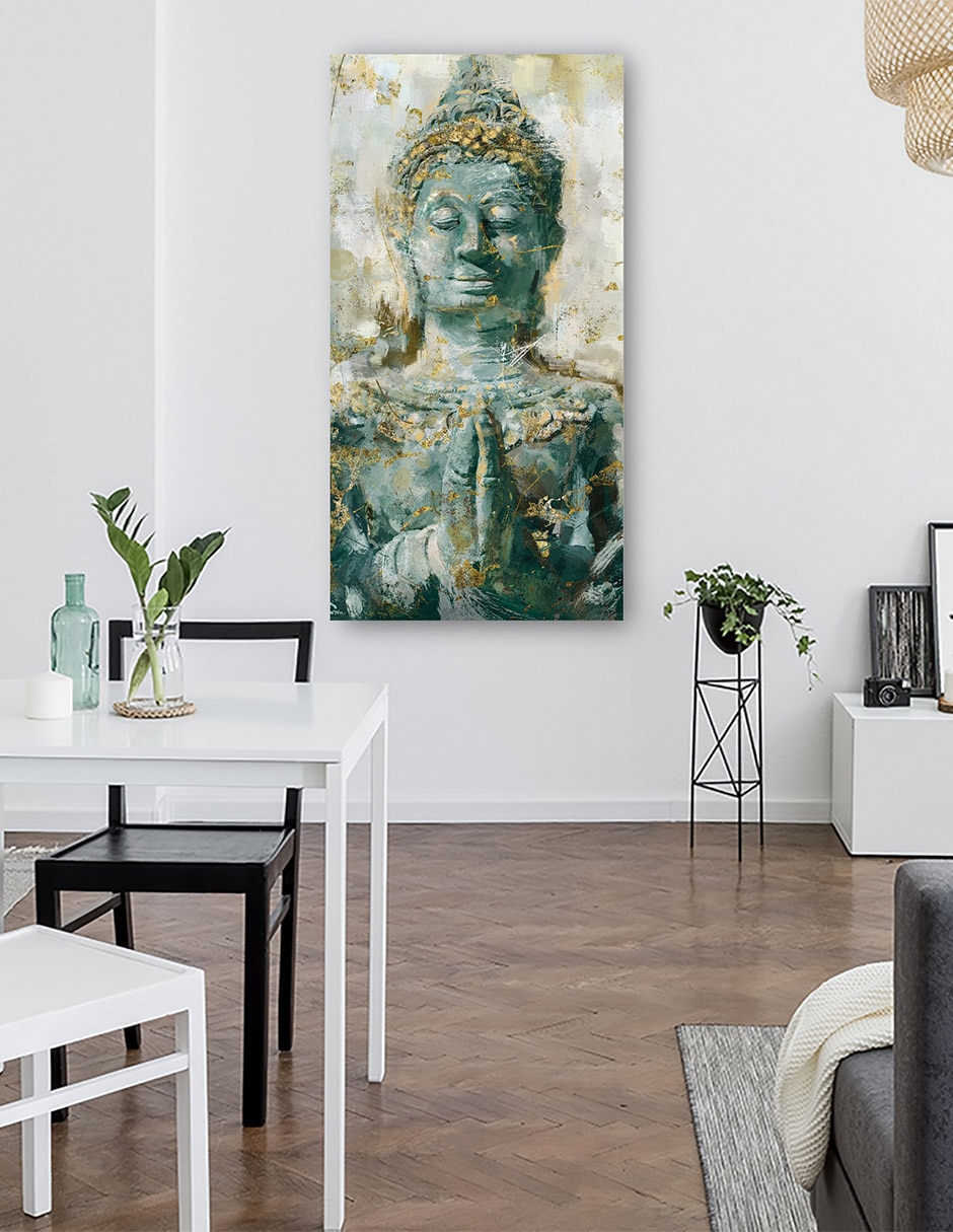 Cuadro decorativo Buda - Impresión En Lienzo técnica mixta Primavera 6