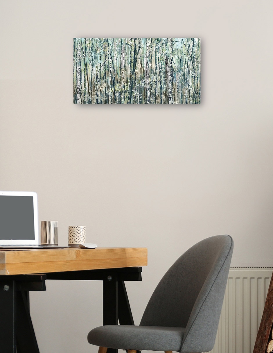 Cuadro decorativo Bosques - Impresión En Lienzo técnica mixta Lugares 2
