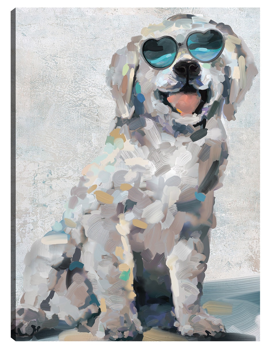 Cuadro decorativo Cachorros Sombríos Iii - Impresión En Lienzo técnica mixta Animales Domésticos Cuadro decorativo Cachorros Sombríos Iii - Impresión En Lienzo técnica mixta Animales Domésticos