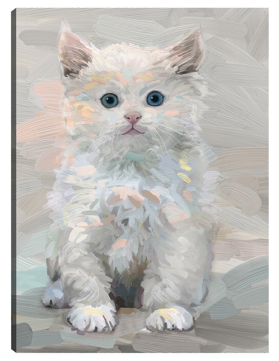 Cuadro decorativo Bonita Gatita Iii - Impresión En Lienzo técnica mixta Animales Domésticos Cuadro decorativo Bonita Gatita Iii - Impresión En Lienzo técnica mixta Animales Domésticos