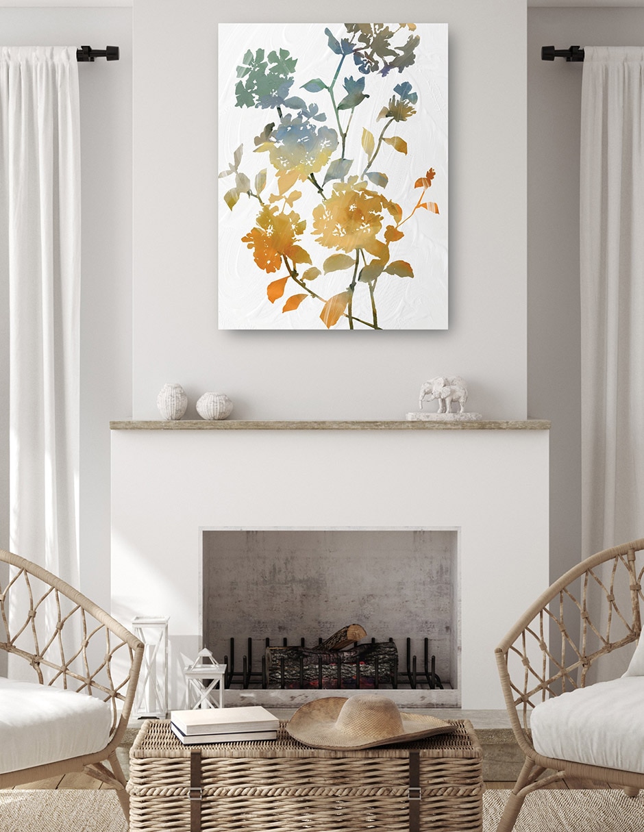 Cuadro decorativo Botánica Moderna I - Impresión En Lienzo técnica mixta Naturaleza 4