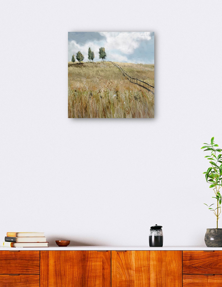 Cuadro decorativo Campo De Sueños - Impresión En Lienzo técnica mixta Caminos 4