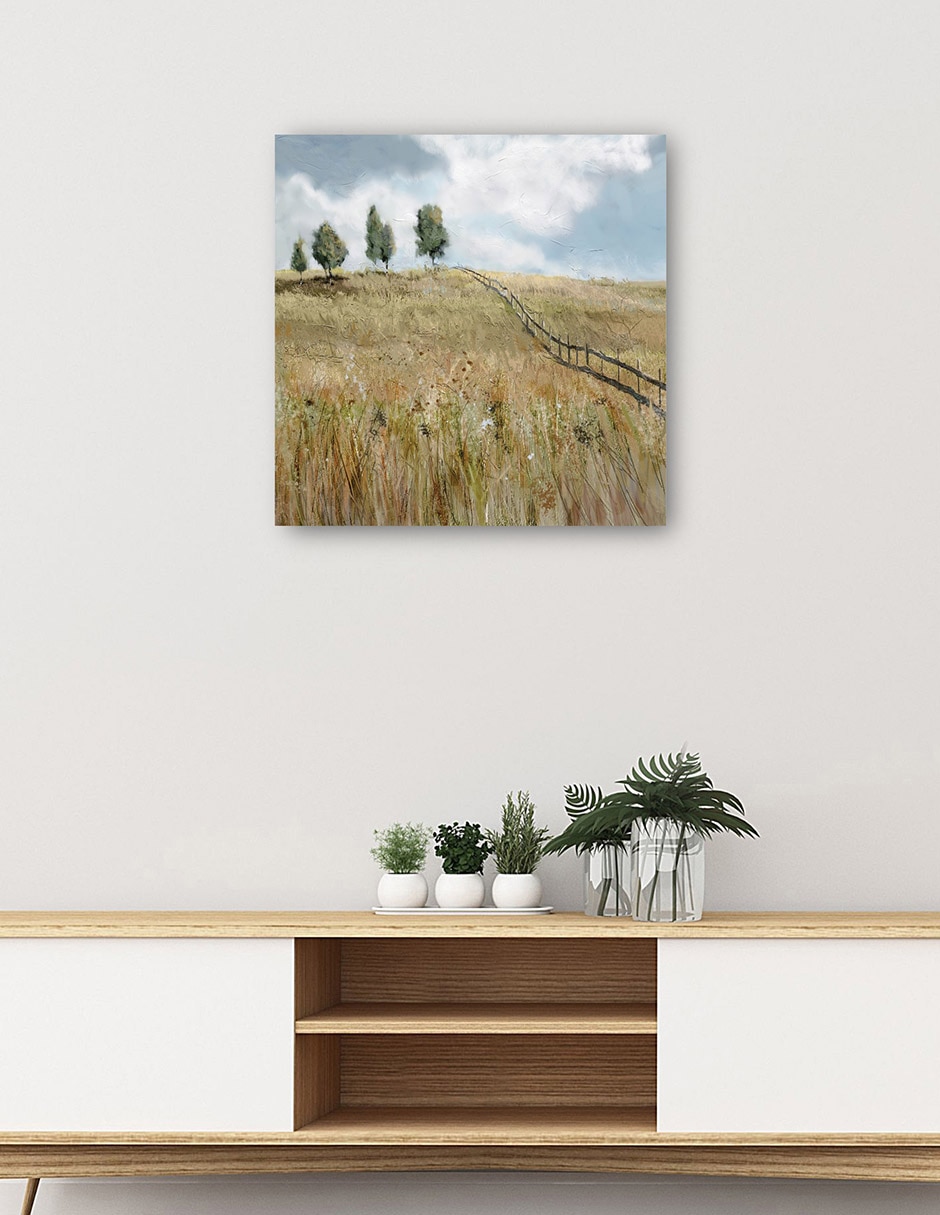 Cuadro decorativo Campo De Sueños - Impresión En Lienzo técnica mixta Caminos 5