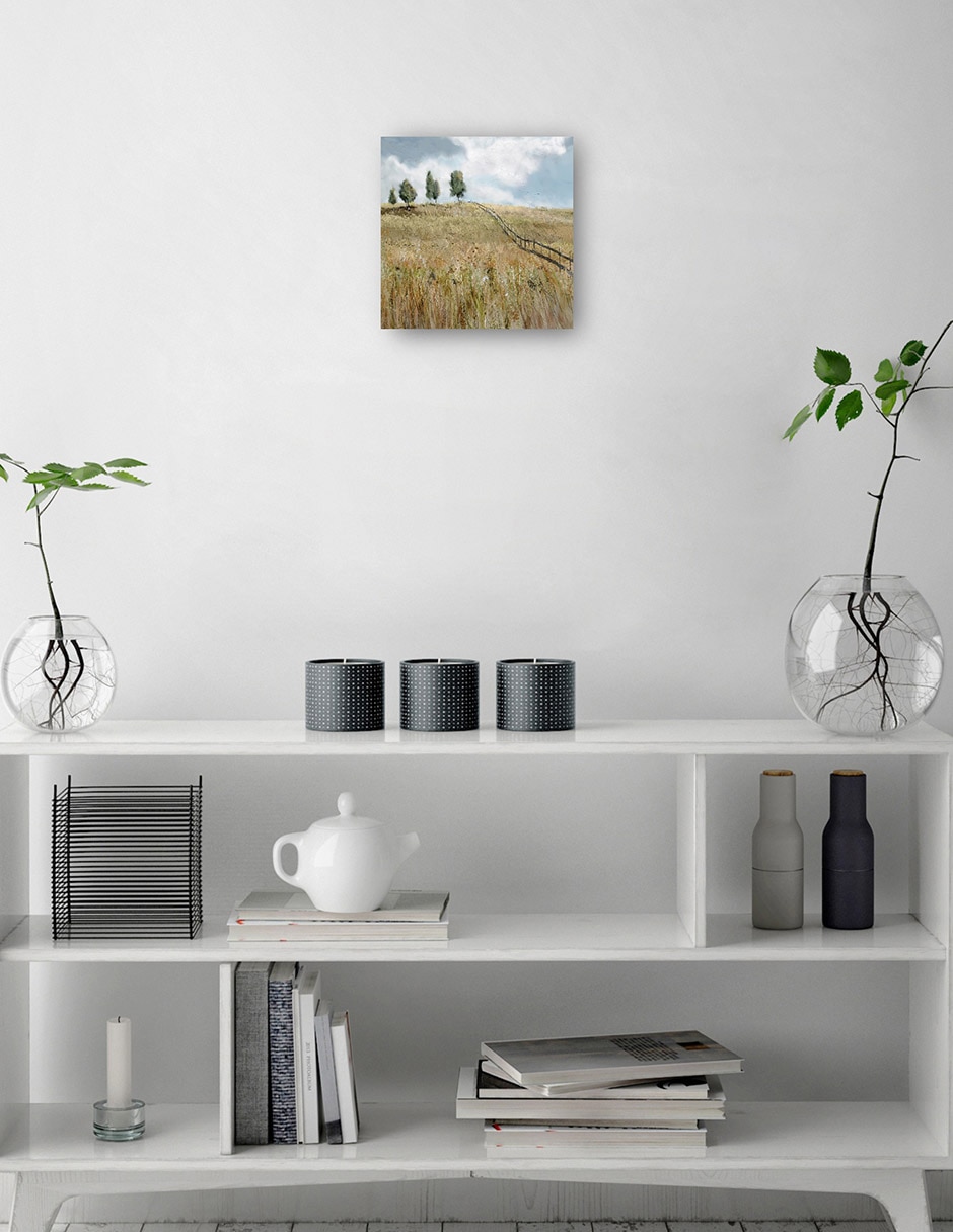 Cuadro decorativo Campo De Sueños - Impresión En Lienzo técnica mixta Caminos 8