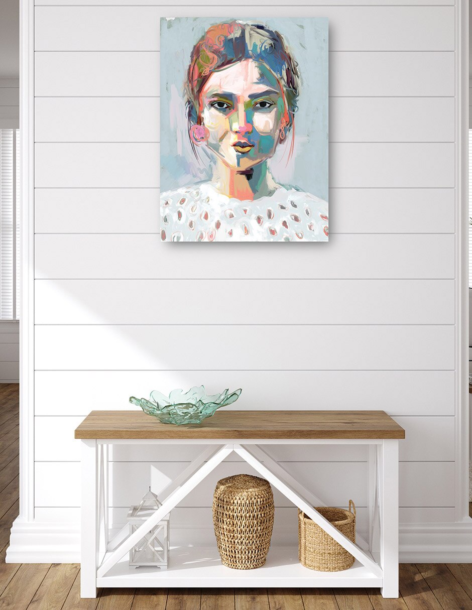 Cuadro decorativo Cara A Cara Ii - Impresión En Lienzo técnica mixta Gente 6