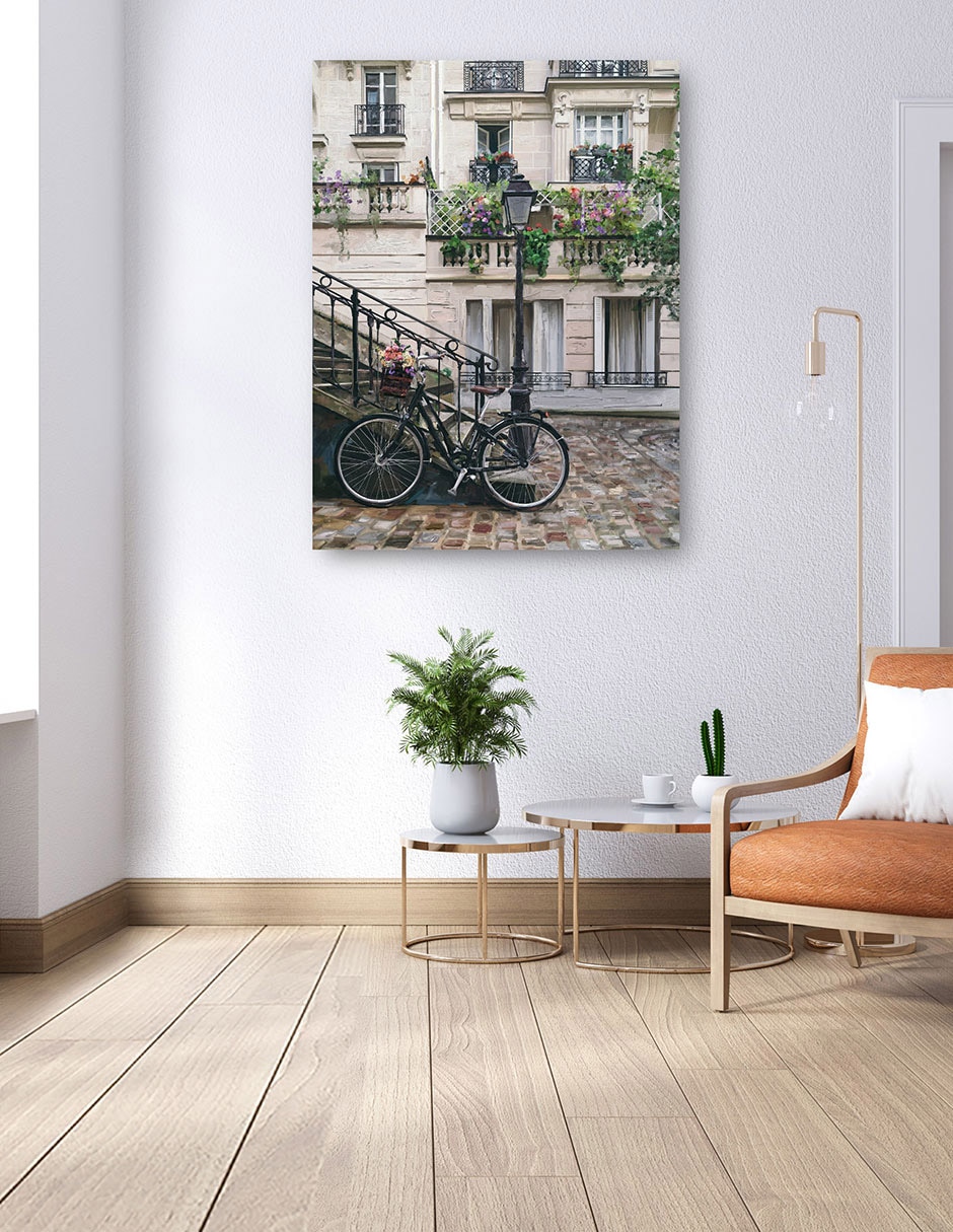 Cuadro decorativo Casa Mía - Impresión En Lienzo técnica mixta Lugares 4