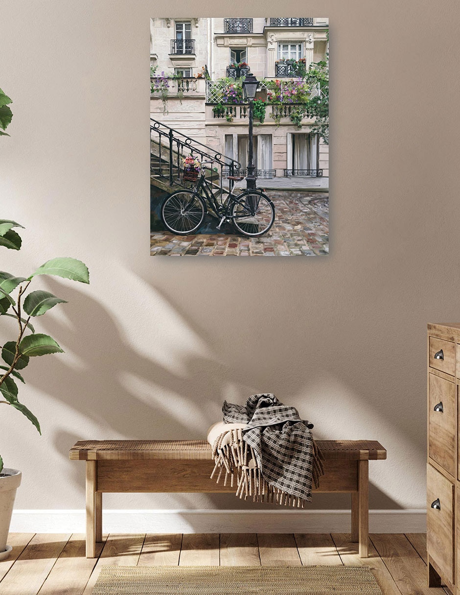 Cuadro decorativo Casa Mía - Impresión En Lienzo técnica mixta Lugares 5
