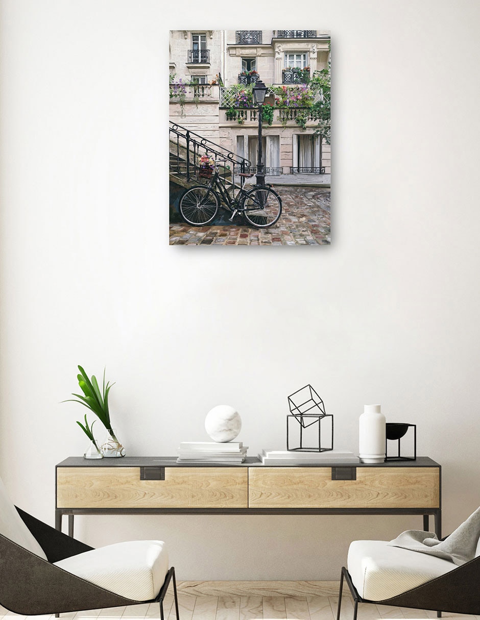 Cuadro decorativo Casa Mía - Impresión En Lienzo técnica mixta Lugares 7