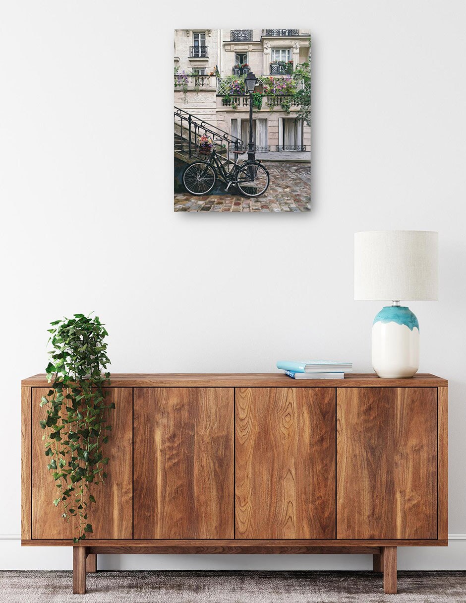 Cuadro decorativo Casa Mía - Impresión En Lienzo técnica mixta Lugares 8