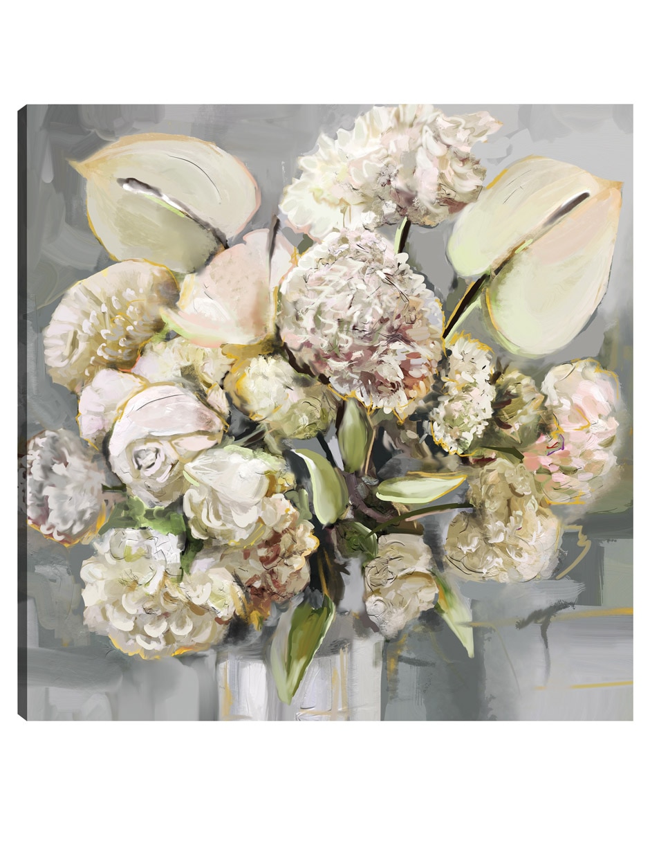 Cuadro decorativo Charlotte - Impresión En Lienzo técnica mixta Arreglo Floral