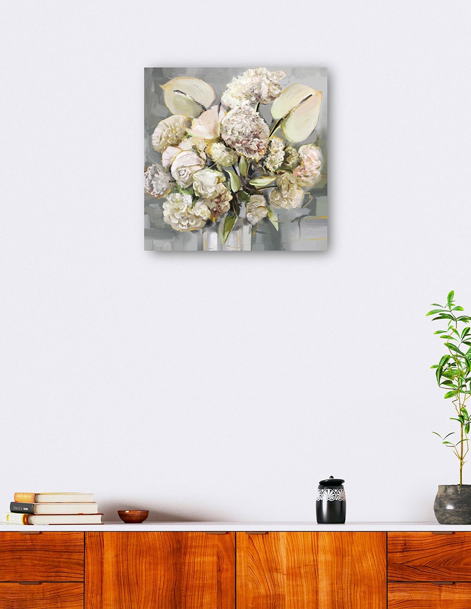 Cuadro decorativo Charlotte - Impresión En Lienzo técnica mixta Arreglo Floral 4