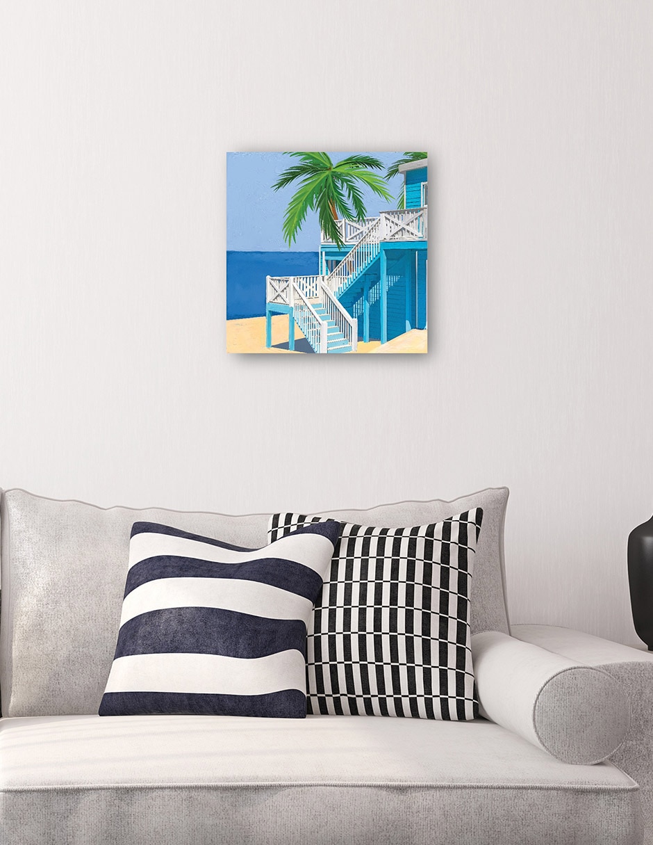 Cuadro decorativo Casa Rural Palm - Impresión En Lienzo técnica mixta Playas 6