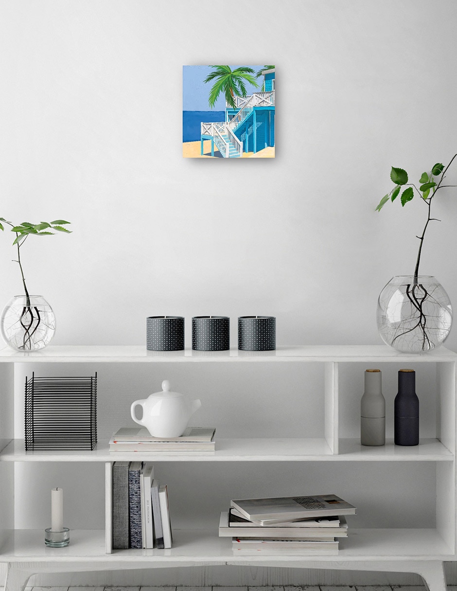 Cuadro decorativo Casa Rural Palm - Impresión En Lienzo técnica mixta Playas 8