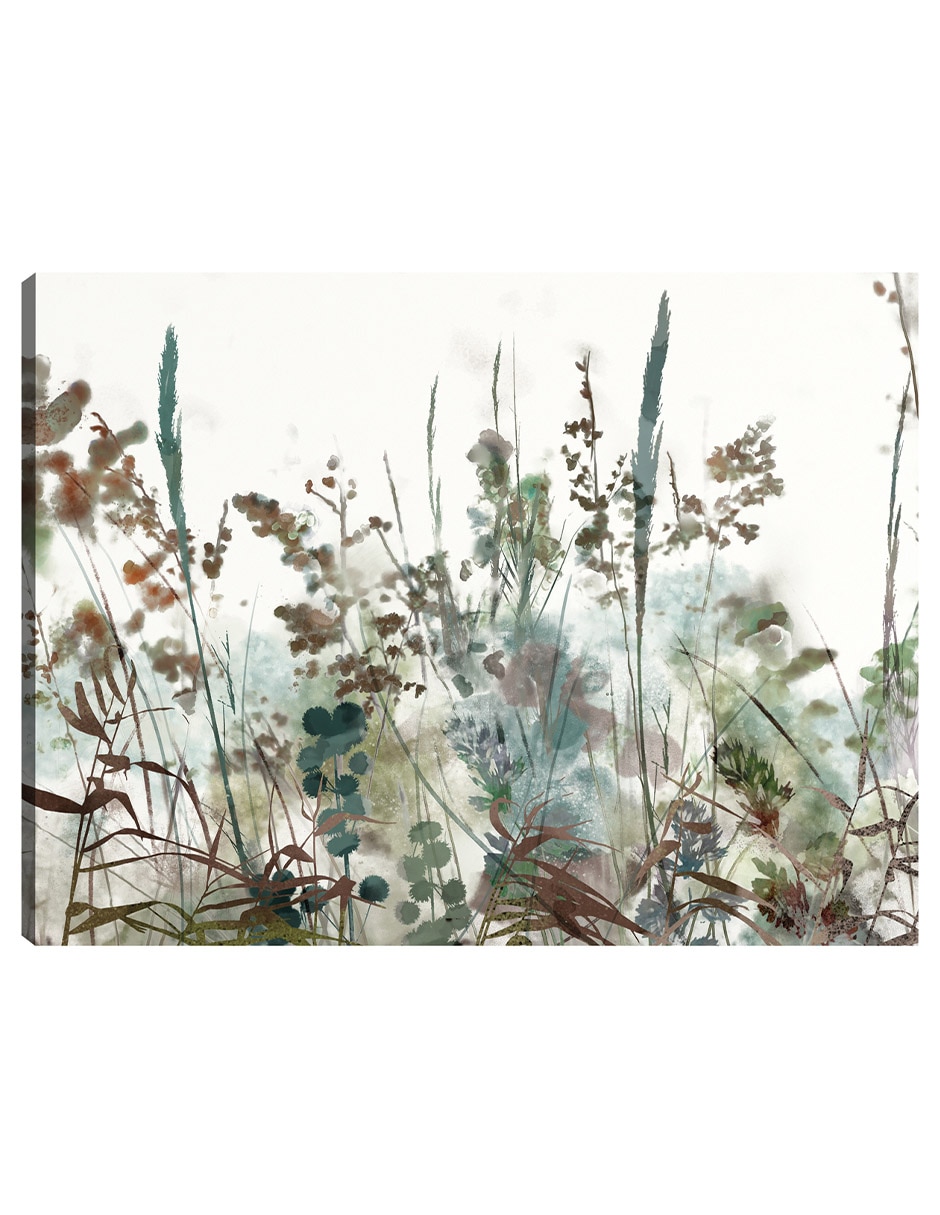 Cuadro decorativo Cañas De Otoño - Impresión En Lienzo técnica mixta Primavera