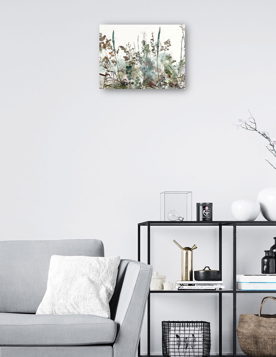 Cuadro decorativo Cañas De Otoño - Impresión En Lienzo técnica mixta Primavera 8