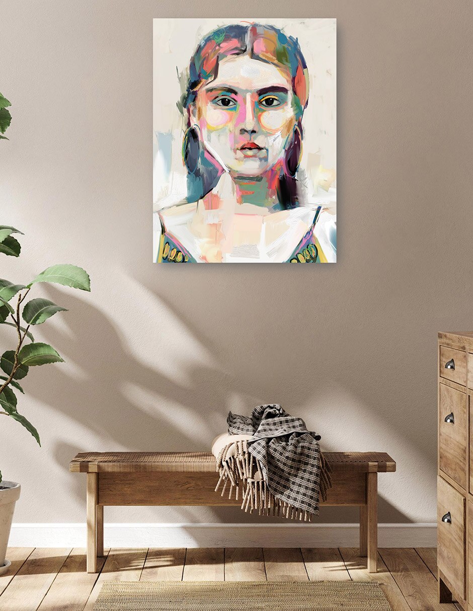Cuadro decorativo Cara A Cara I - Impresión En Lienzo técnica mixta Gente 5