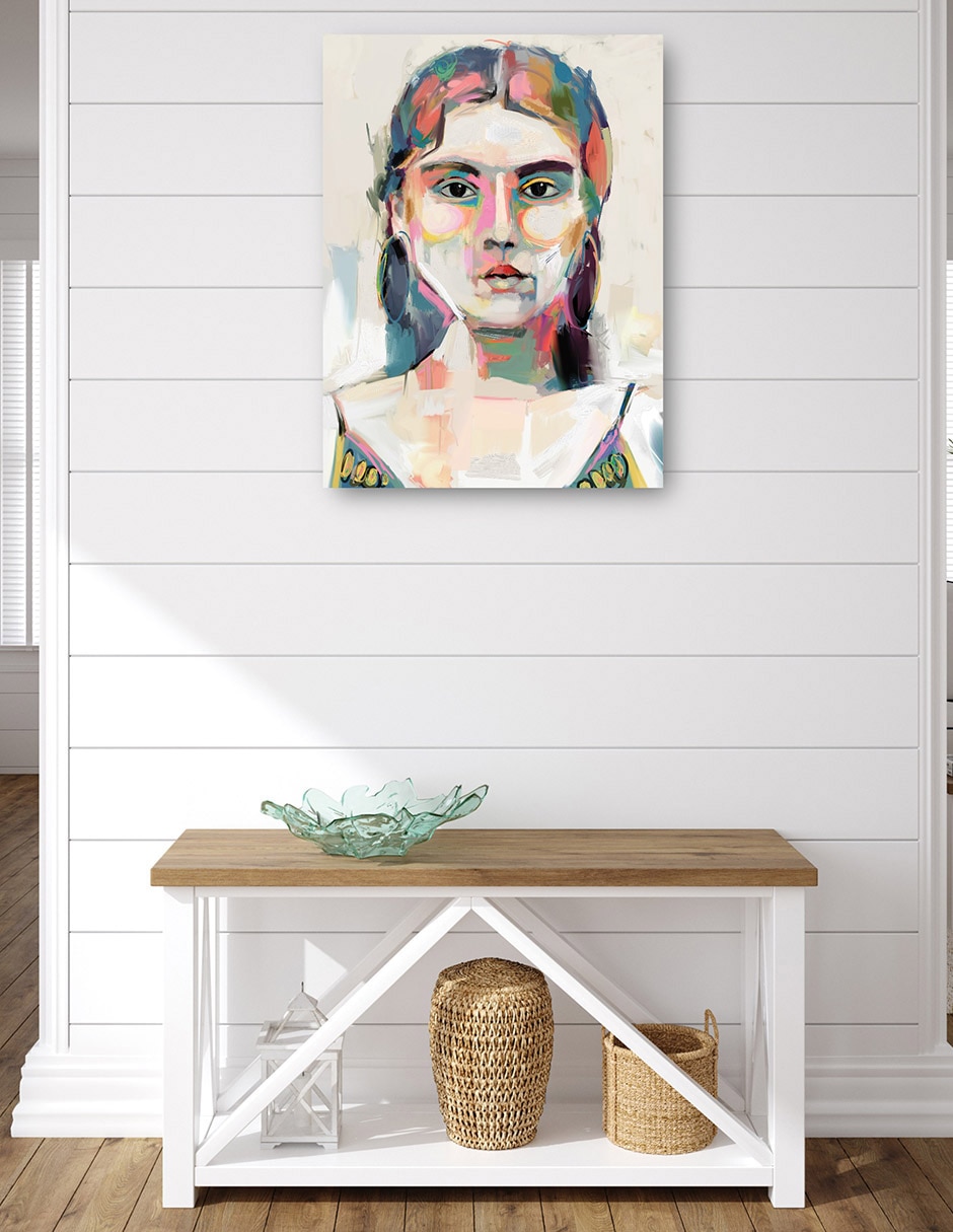 Cuadro decorativo Cara A Cara I - Impresión En Lienzo técnica mixta Gente 6