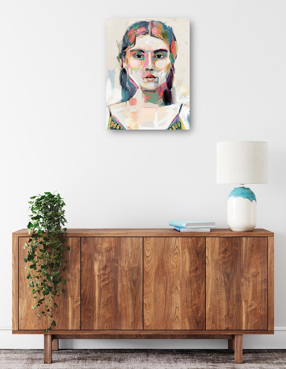 Cuadro decorativo Cara A Cara I - Impresión En Lienzo técnica mixta Gente 8