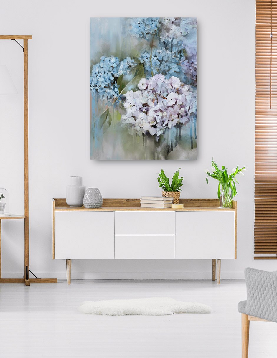 Cuadro decorativo Casandra - Impresión En Lienzo técnica mixta Floración 4