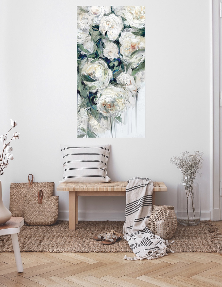 Cuadro decorativo Cascada - Impresión En Lienzo técnica mixta Arreglo Floral 5
