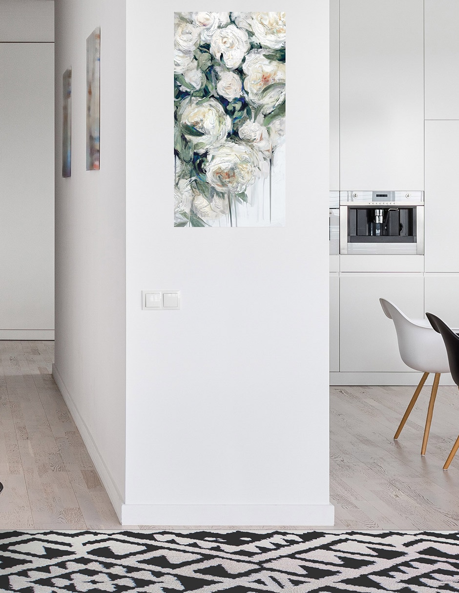 Cuadro decorativo Cascada - Impresión En Lienzo técnica mixta Arreglo Floral 6