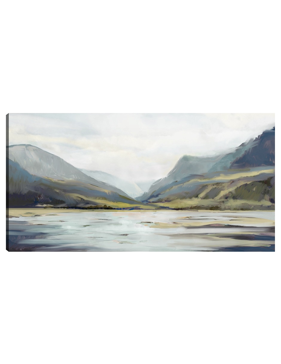 Cuadro decorativo Capas De Paisaje I - Impresión En Lienzo técnica mixta Lagos