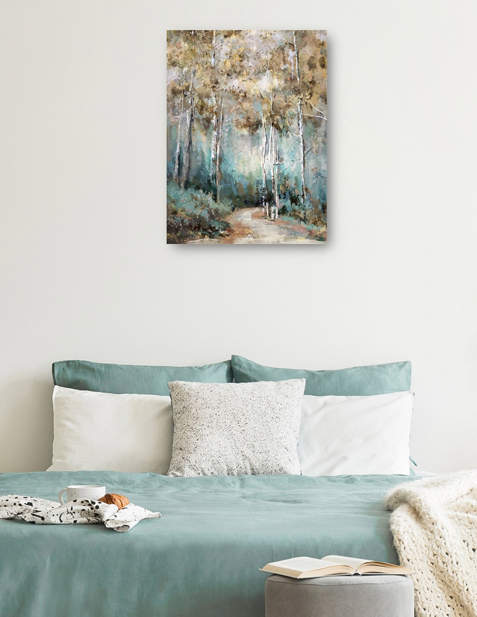 Cuadro decorativo Camino Sinuoso - Impresión En Lienzo técnica mixta Campos 7