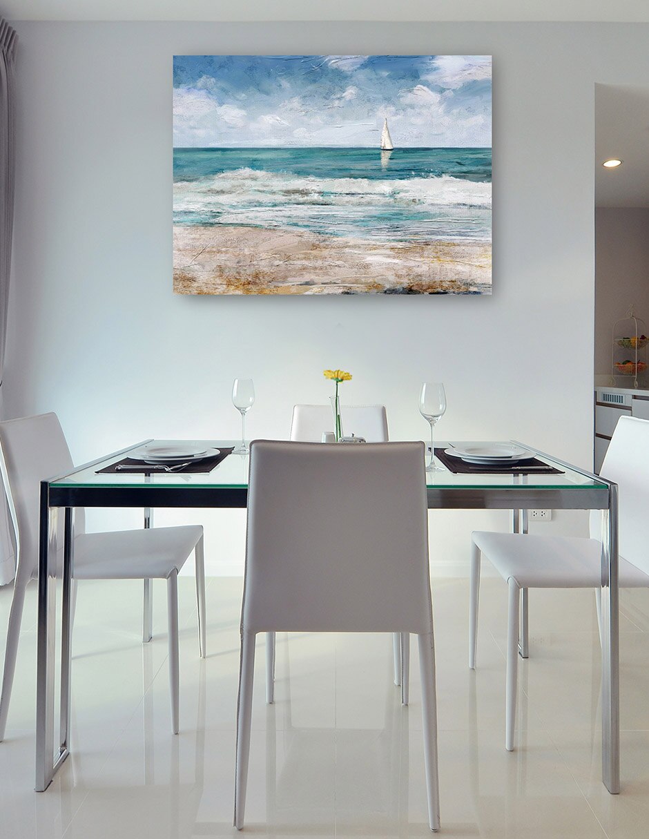 Cuadro decorativo Cayo Verano - Impresión En Lienzo técnica mixta Playas 4