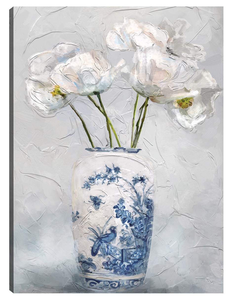 Cuadro decorativo Chinoiserie I Impresión En Lienzo técnica mixta Floreros Cuadro decorativo Chinoiserie I Impresión En Lienzo técnica mixta Floreros