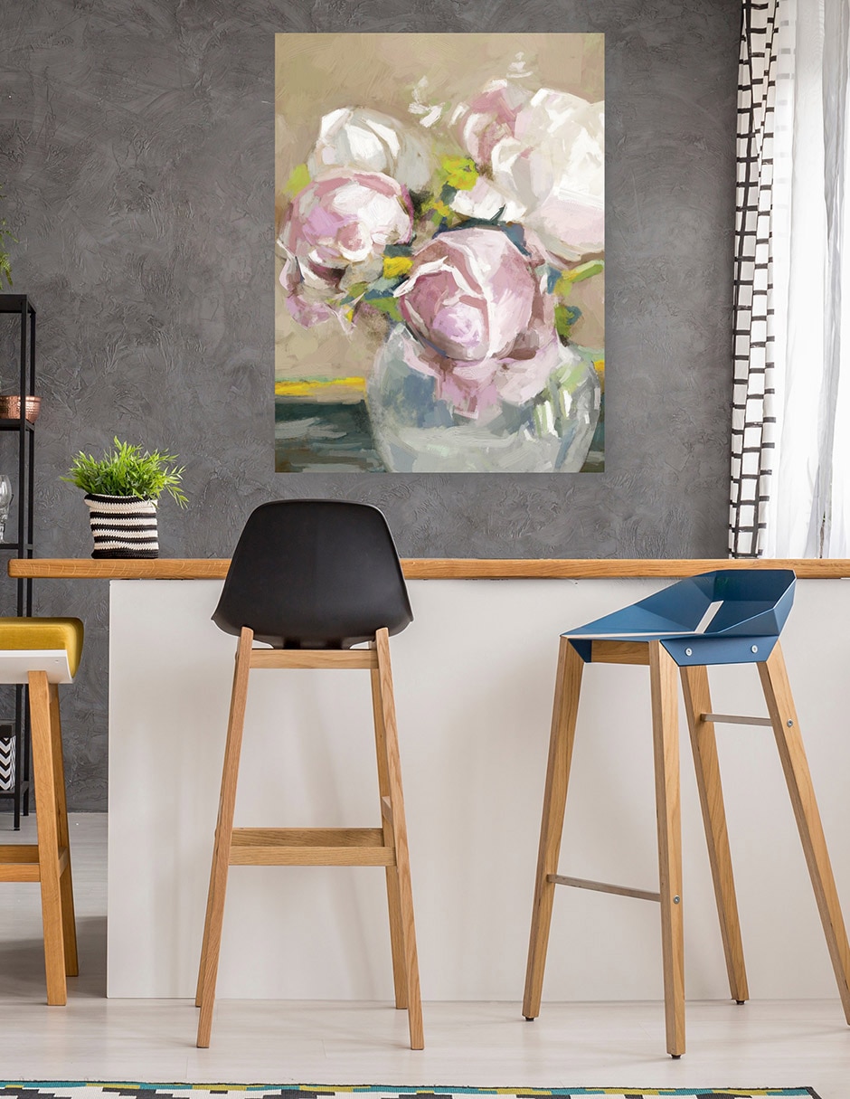 Cuadro decorativo Cloe Impresión En Lienzo técnica mixta Floreros 5