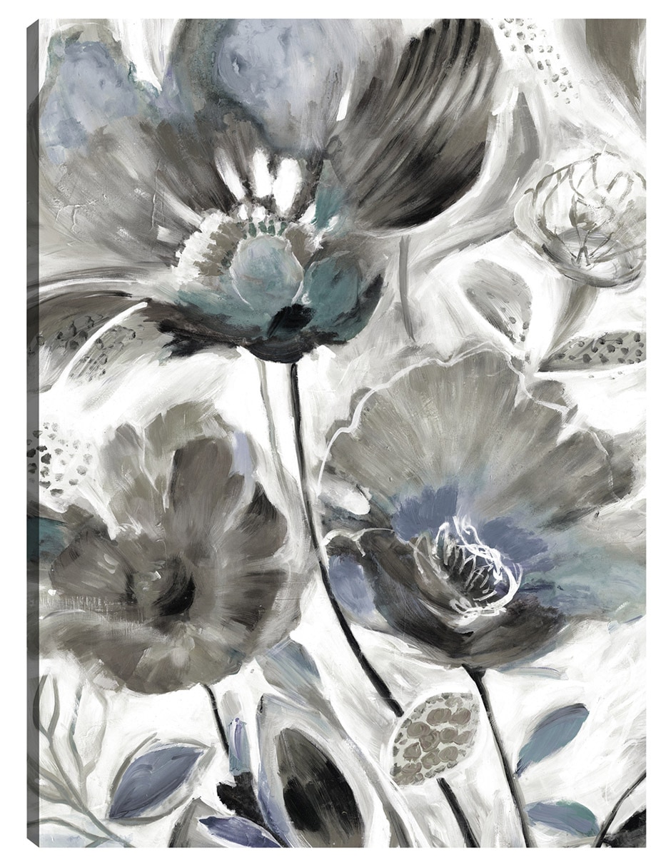Cuadro decorativo Cobrizos I Azul Impresión En Lienzo técnica mixta Floración Cuadro decorativo Cobrizos I Azul Impresión En Lienzo técnica mixta Floración