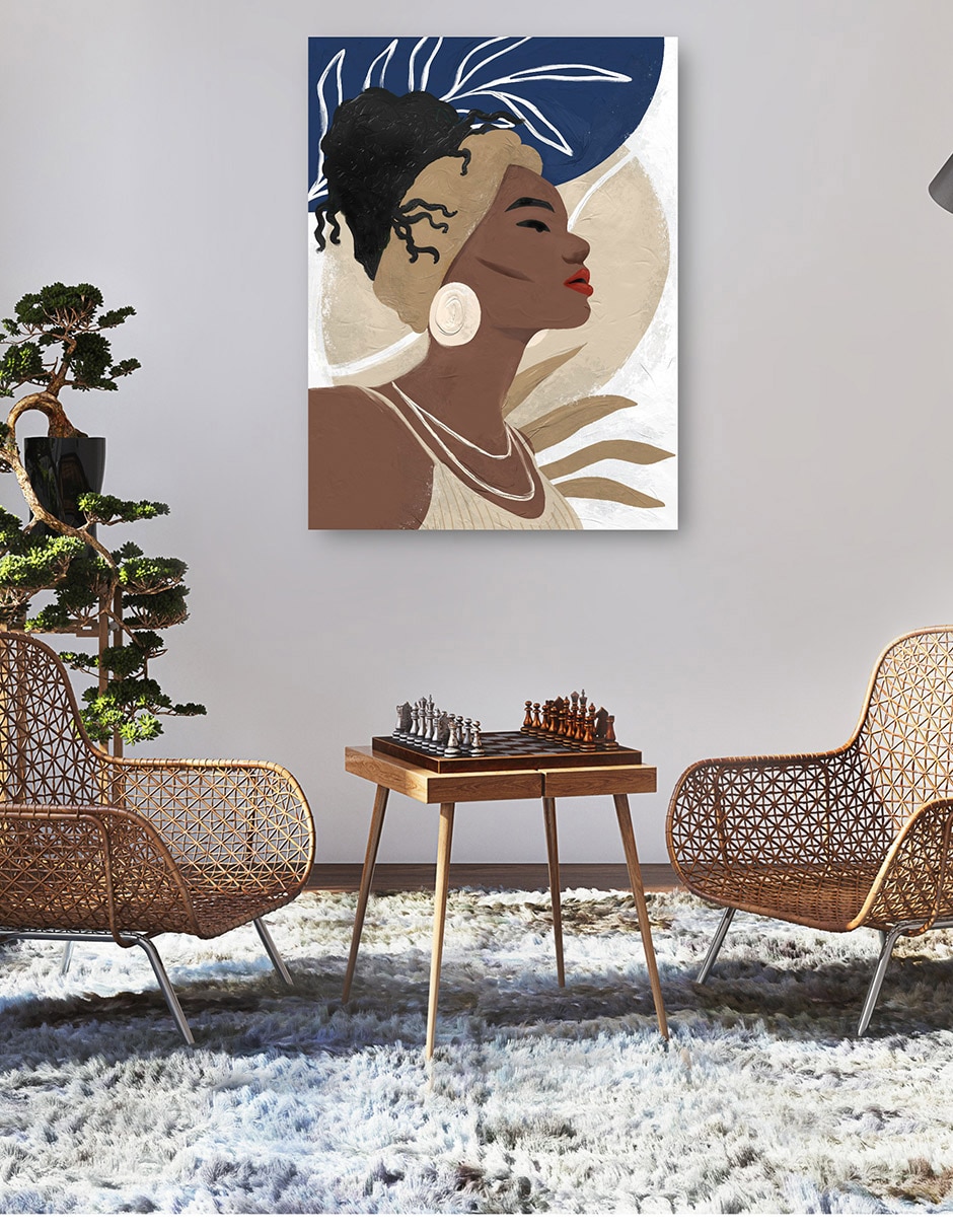 Cuadro decorativo Chic Nativo I Impresión En Lienzo técnica mixta Gente 5