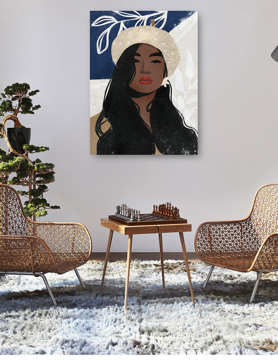 Cuadro decorativo Chic Nativo Ii Impresión En Lienzo técnica mixta Gente 5
