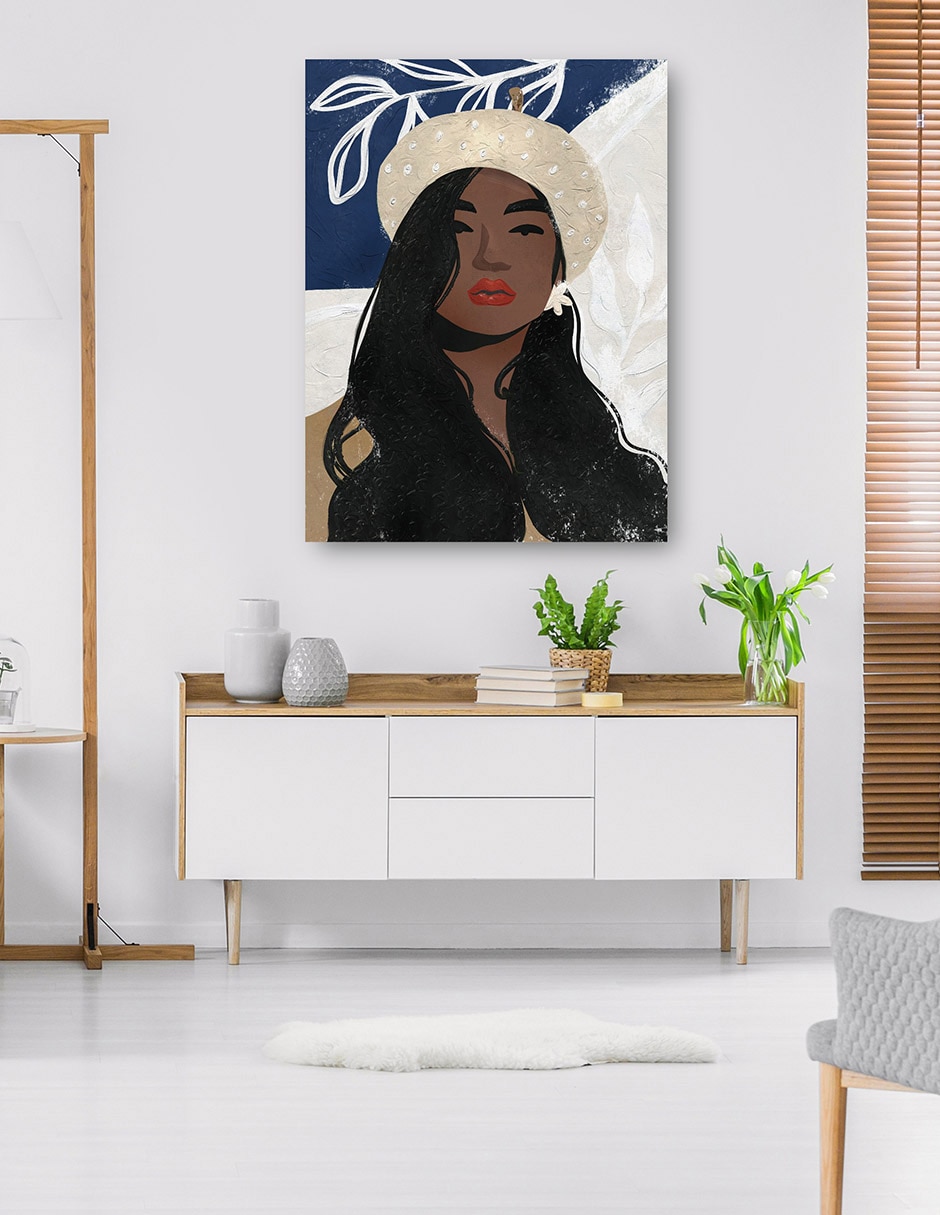 Cuadro decorativo Chic Nativo Ii Impresión En Lienzo técnica mixta Gente 6