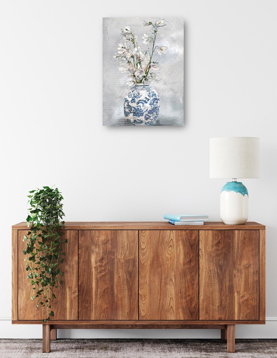Cuadro decorativo Chinoiserie Ii Impresión En Lienzo técnica mixta Floreros 2