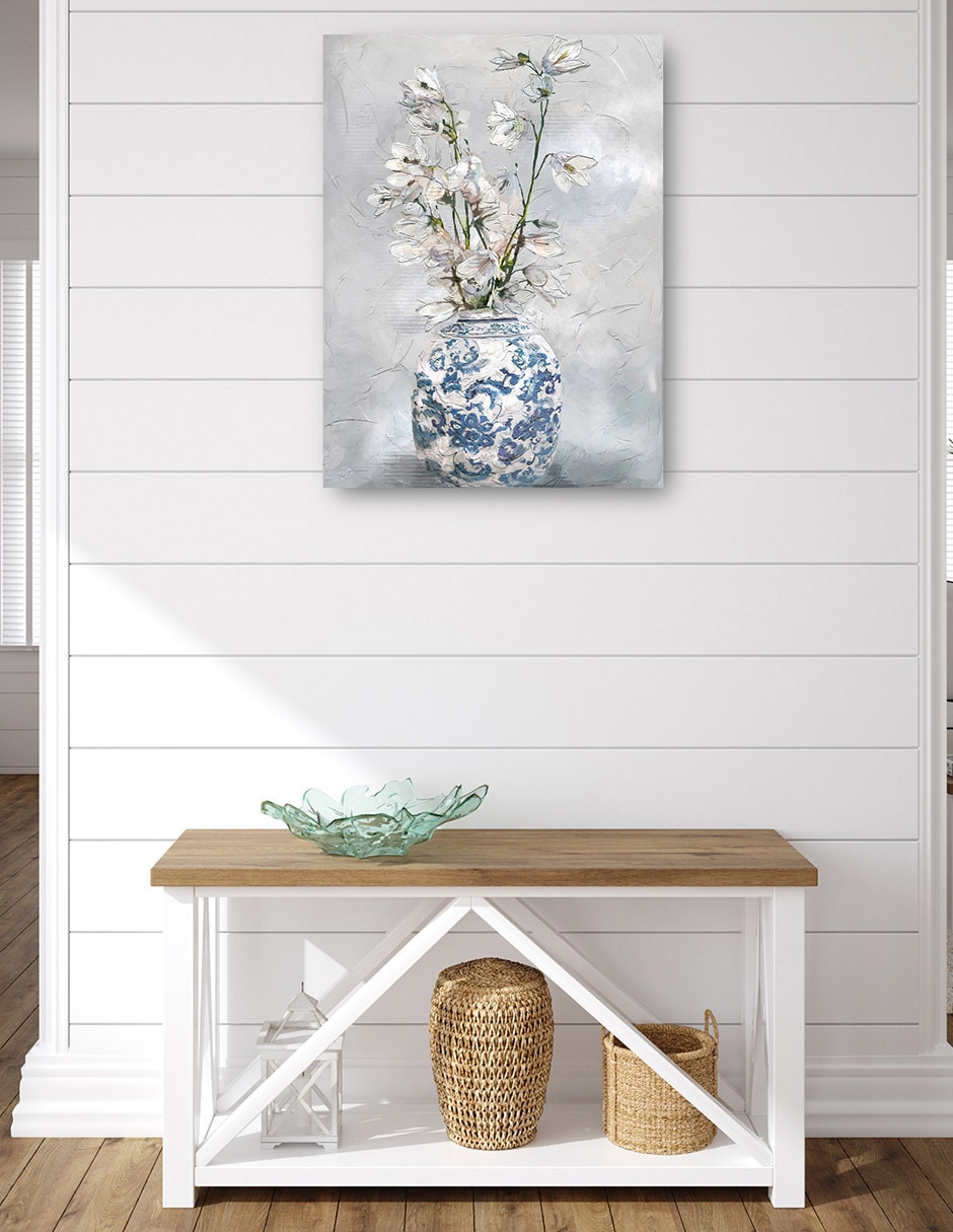 Cuadro decorativo Chinoiserie Ii Impresión En Lienzo técnica mixta Floreros 4