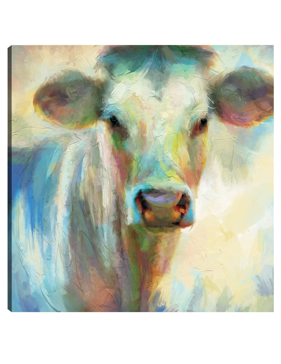 Cuadro decorativo Clarabelle Impresión En Lienzo técnica mixta Animales Domésticos Cuadro decorativo Clarabelle Impresión En Lienzo técnica mixta Animales Domésticos